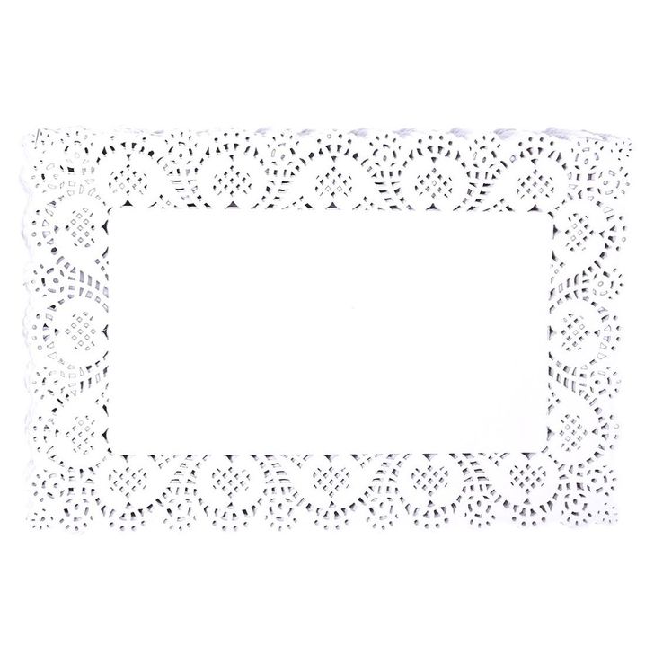 Dekoračná papierová krajka - Obdĺžnik 35x45 (10ks)