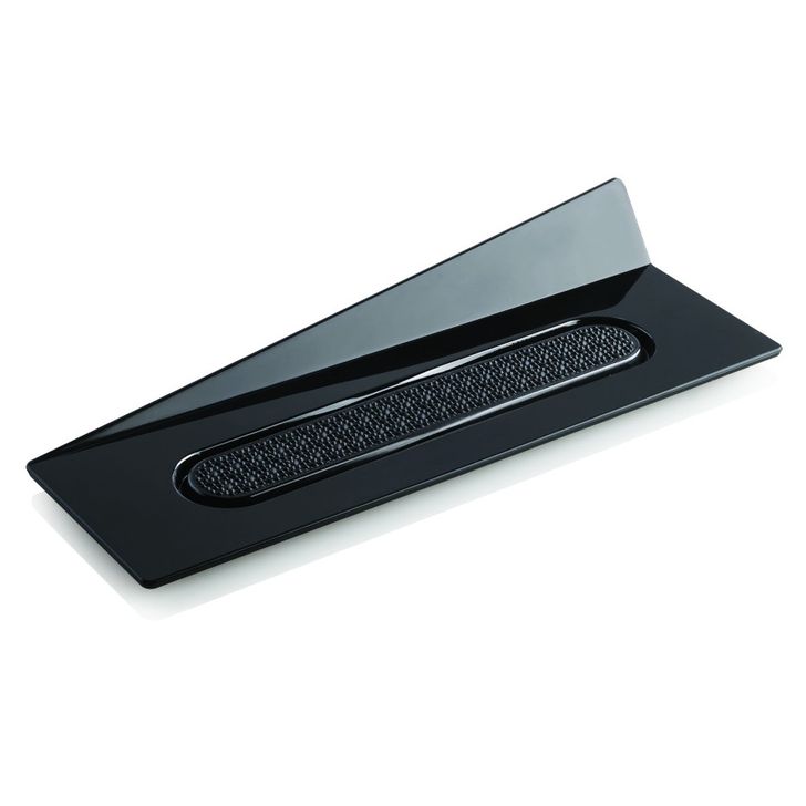 Elegantná podložka Silikomart - Obdĺžnik plastový čierny 14x4cm