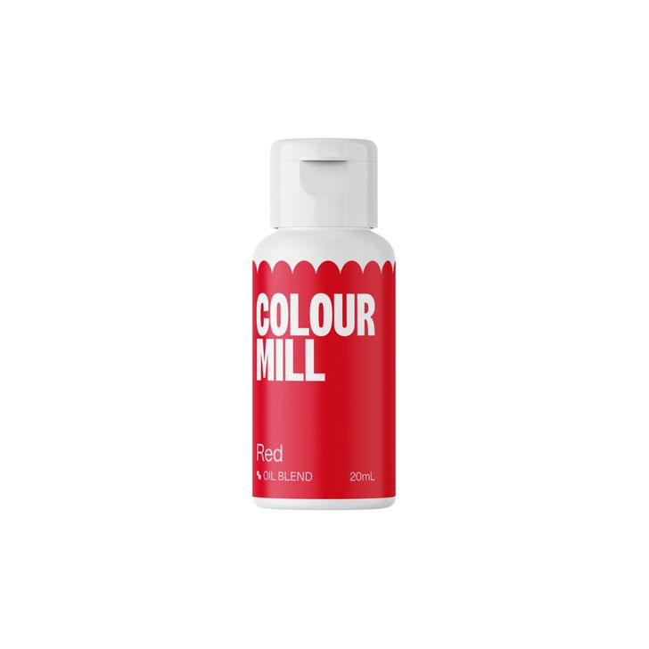 Farba do čokolády Colour Mill - Červená (Red) 20ml