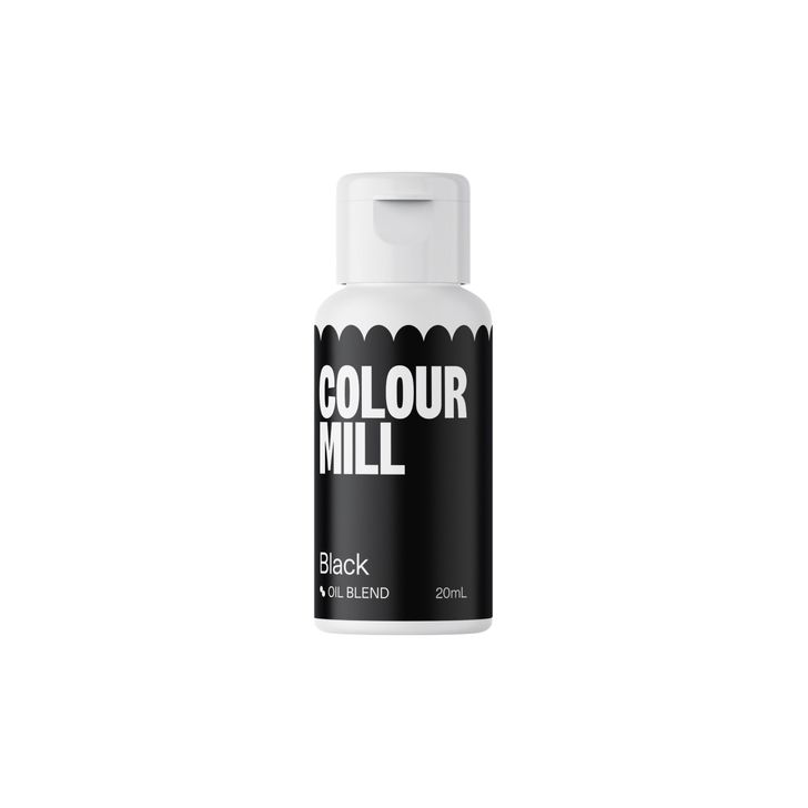 Farba do čokolády Colour Mill - Čierna (Black) 20ml