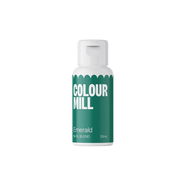 Farba do čokolády Colour Mill - Smaragdovo zelená (Emerald) 20ml