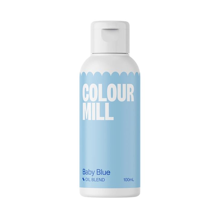 Farba do čokolády Colour Mill - Svetlomodrá (Baby Blue) 100ml