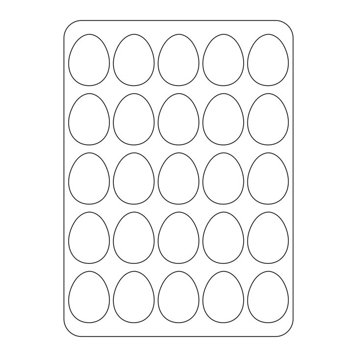 Forma na laskonky - Veľkonočné vajíčka