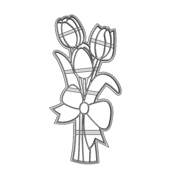 Formička - Kytica tulipánov