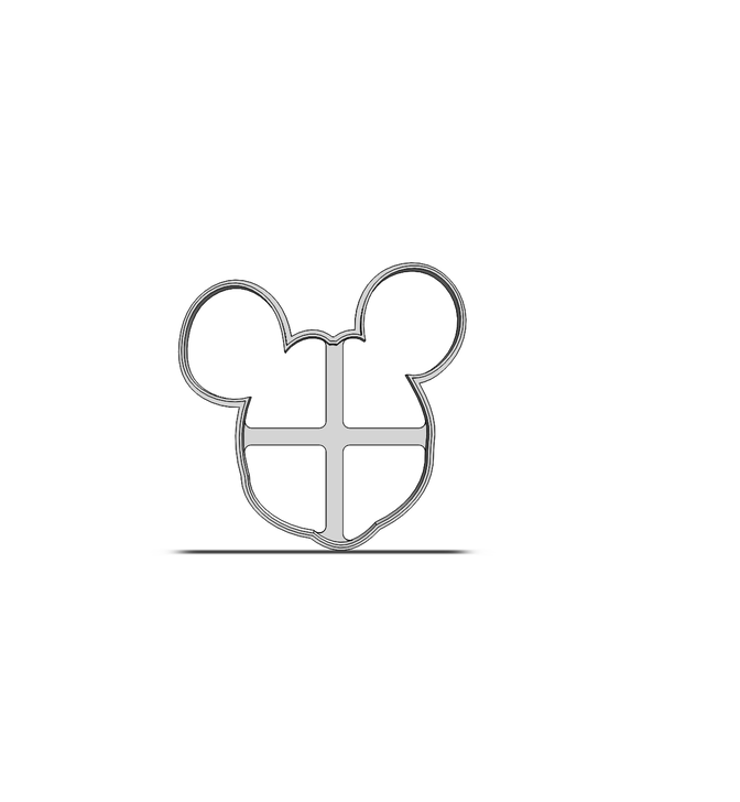 Formička Mickey Mouse obrys