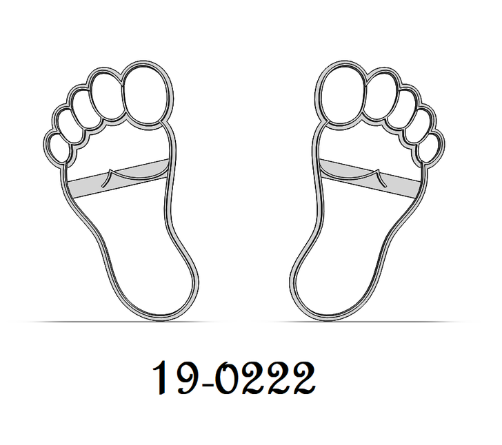 Formička Nohy - chodidlá