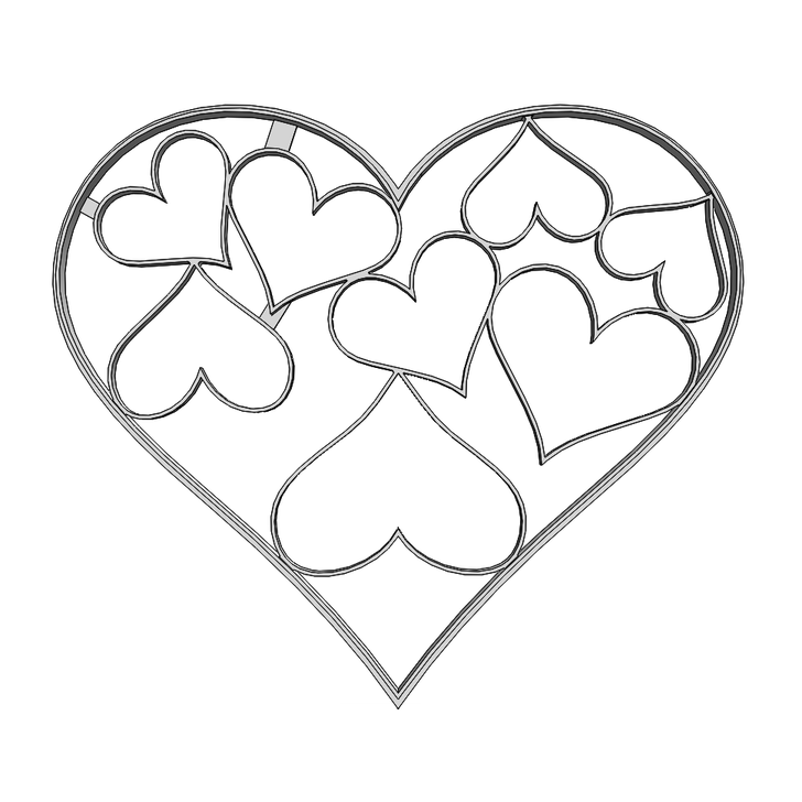 Formička - Srdce so srdiečkami