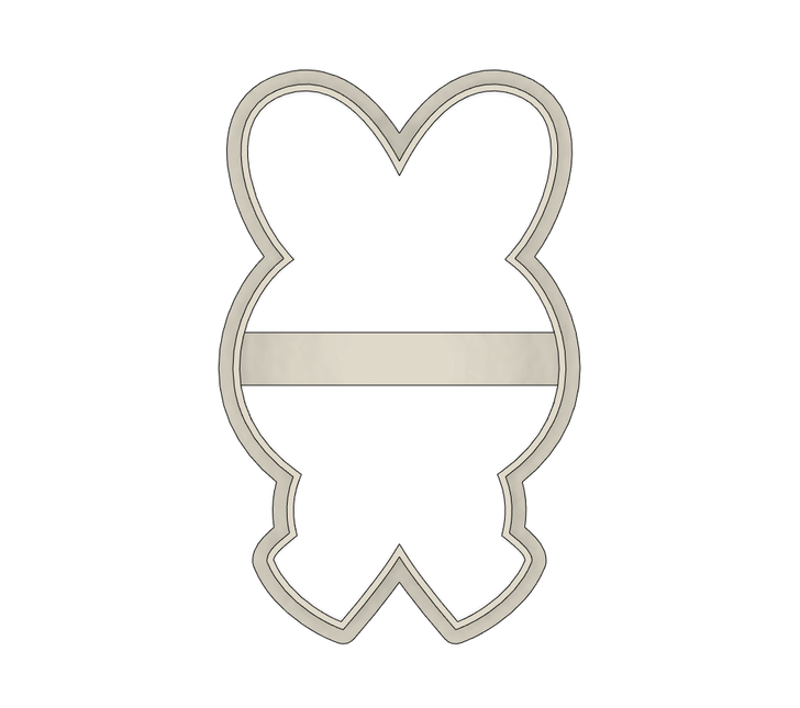 Formička - Zajac s motýlikom (obrys)