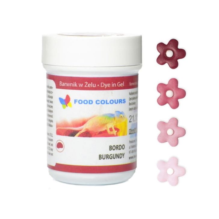 Gélová farba Food Colours - Bordová (Burgundy) 35g