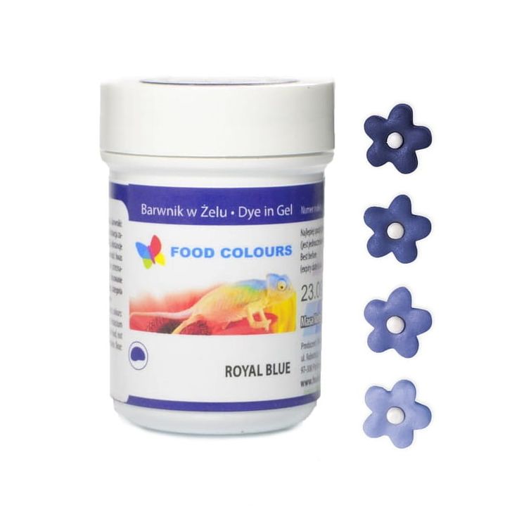 Gélová farba Food Colours - Kráľovská modrá (Royal Blue) 35g