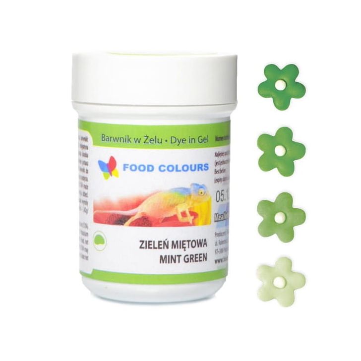 Gélová farba Food Colours - Mätovo zelená (Mint Green) 35g