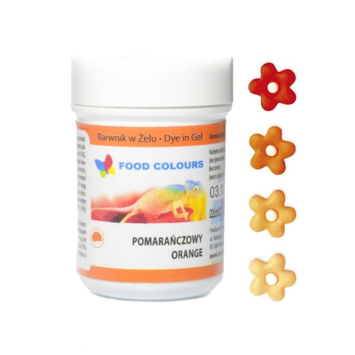 Gélová farba Food Colours - Oranžová (Orange) 35g