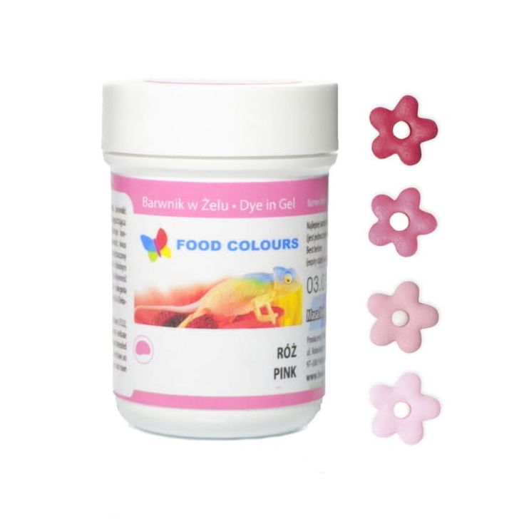 Gélová farba Food Colours - Ružová (Pink) 35g