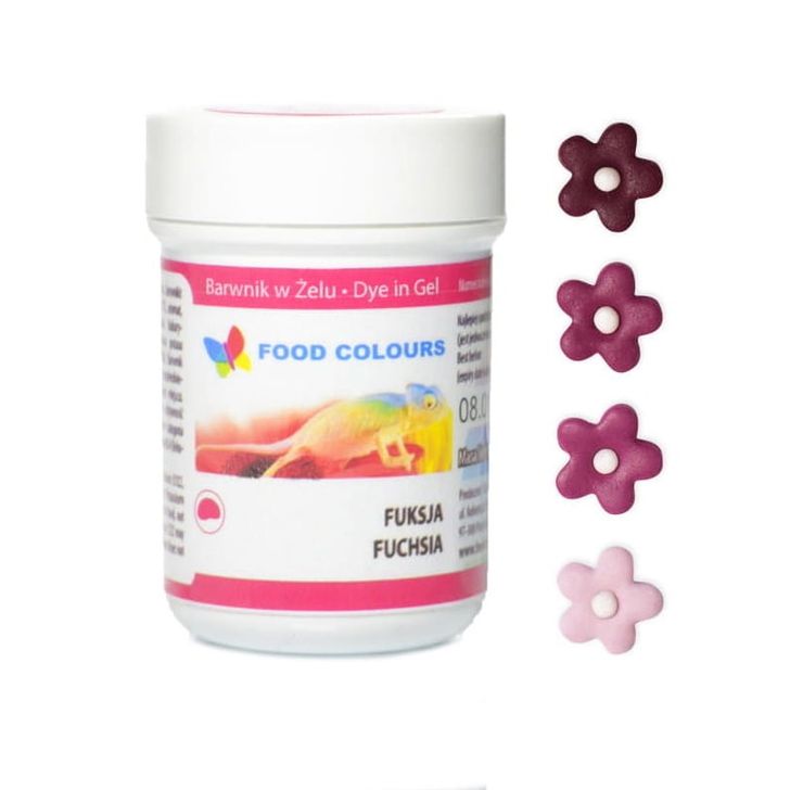 Gélová farba Food Colours - Sýto ružová (Fuchsia) 35g