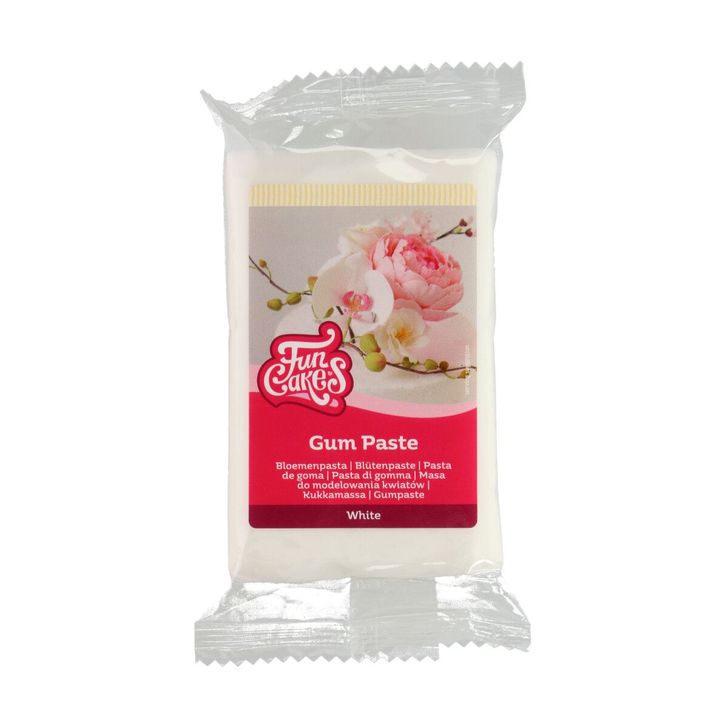 Gum pasta FunCakes – Biela (White) 250g