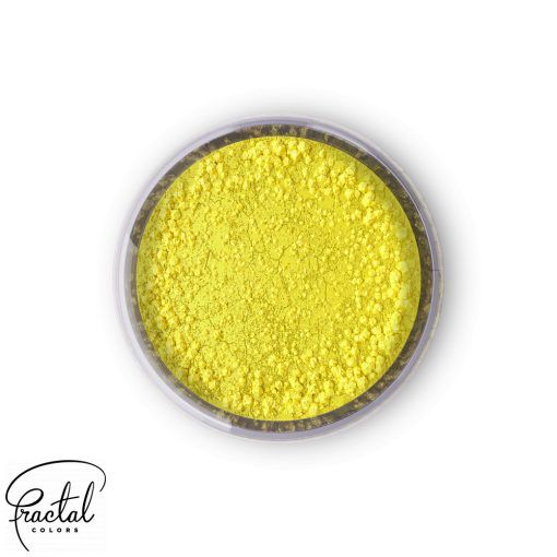 Jedlá prachová farba Fractal - Lemon Yellow (2,5 g)