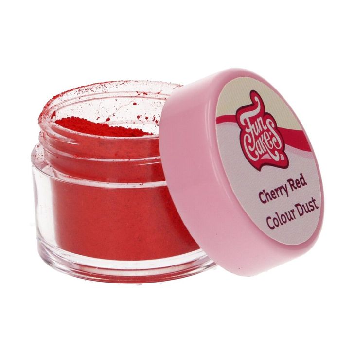 Jedlá prachová farba FunCakes - Cherry Red 2,5g