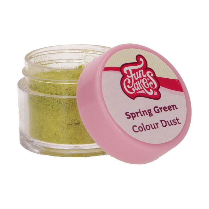 Jedlá prachová farba FunCakes - Spring Green 3,5g