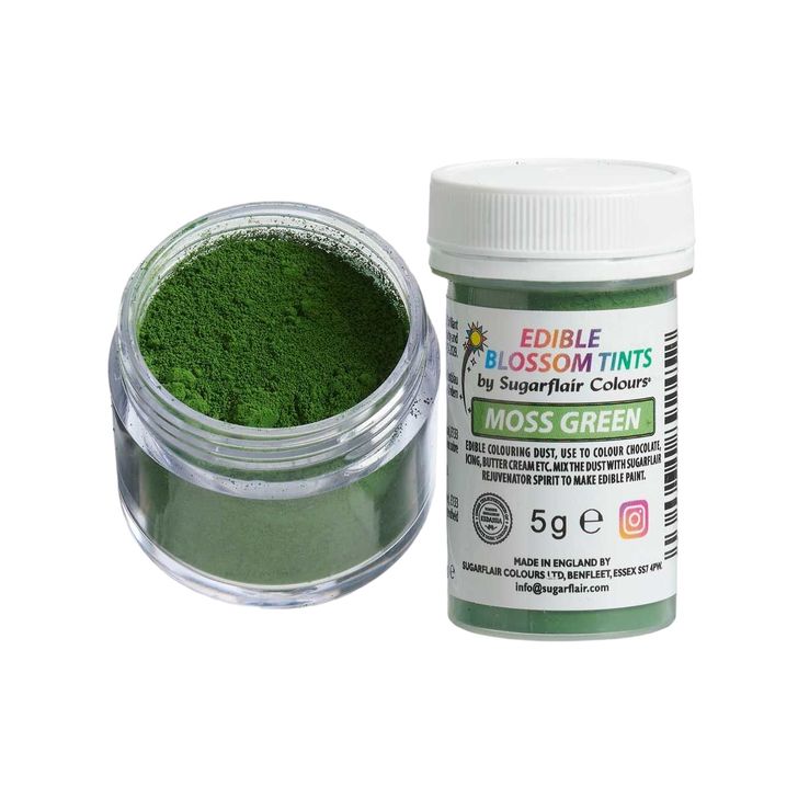 Jedlá prachová farba Sugarflair - Moss Green 5g