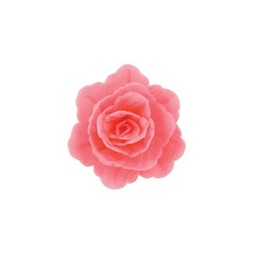Jedlé oblátkové kvety - Čínska ruža malá ružová (6ks)