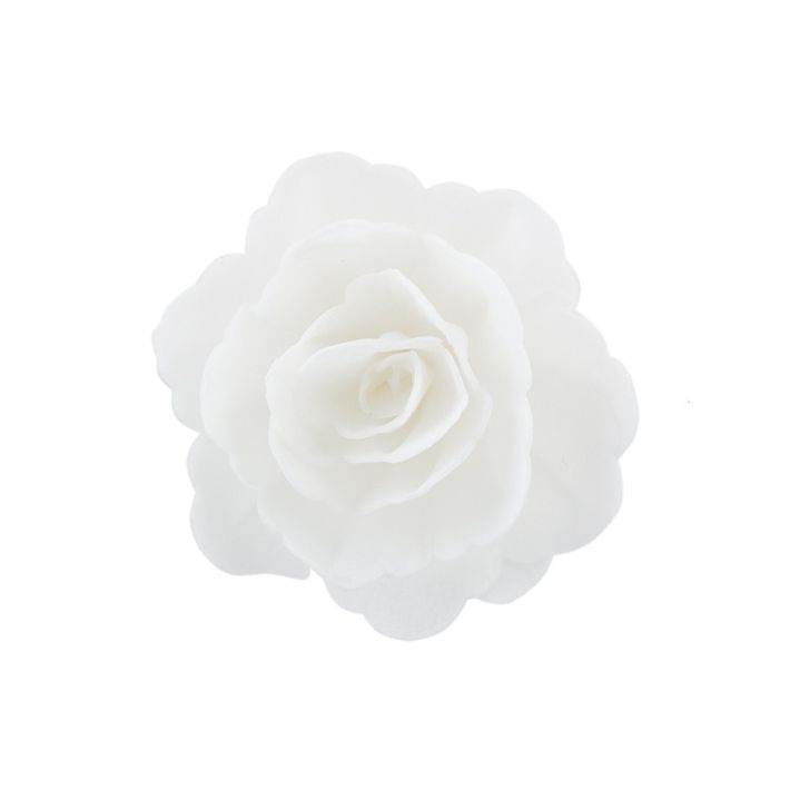 Jedlé oblátkové kvety - Čínska ruža stredná biela (5ks)