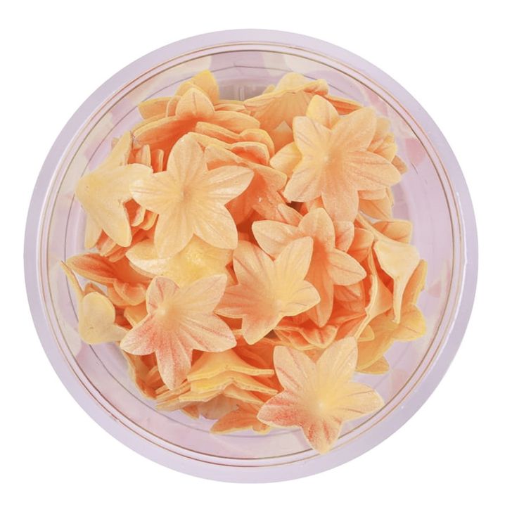 Jedlé oblátkové kvety - Mini žlté (50ks)