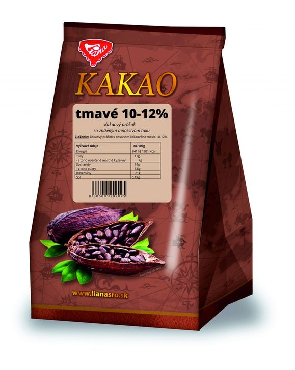 Kakao tmavé 10-12% Liana 1kg