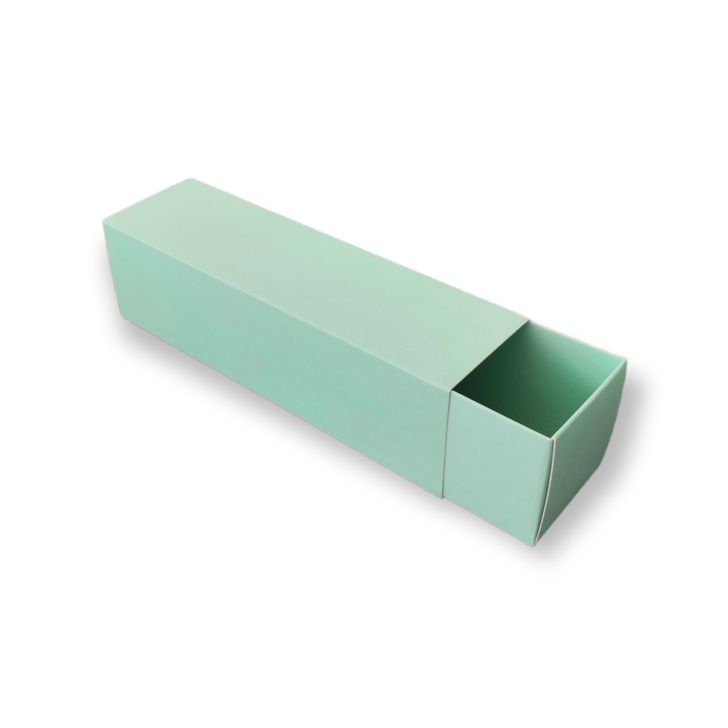 Krabička na makrónky 160x45x45 – Pastelová zelená