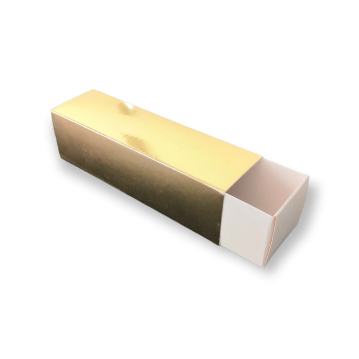 Krabička na makrónky 160x45x45 – Zlatá lesklá