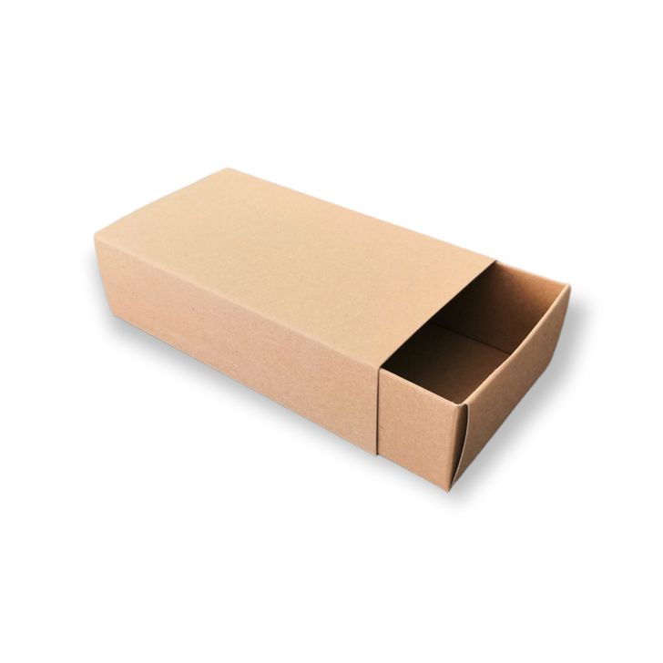 Krabička na makrónky 160x90x45 – Hnedá (eko)