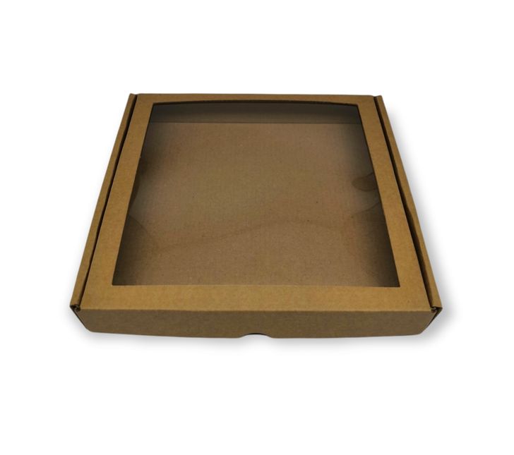 Krabička na medovníky 20x20x3cm - hnedá