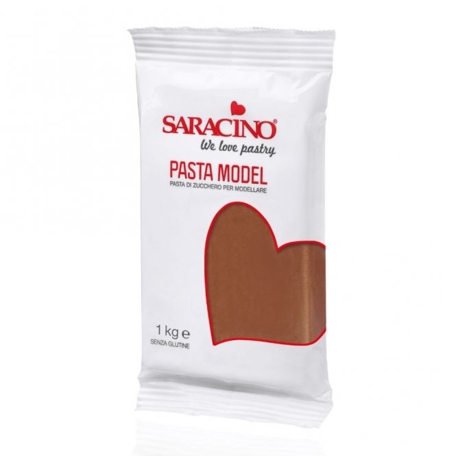 Modelovacia hmota Saracino - Hnedá (Brown) 1kg