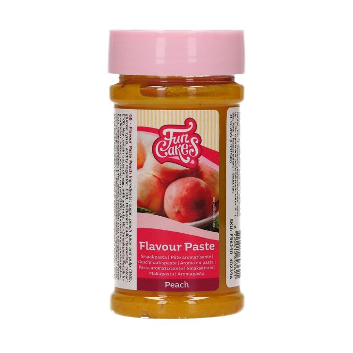 Ochucovacia pasta FunCakes - Príchuť broskyňa (Peach) 120g