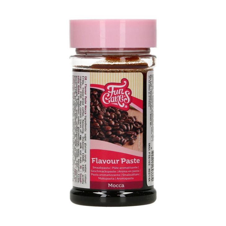 Ochucovacia pasta FunCakes - Príchuť čierna káva (Mocca) 100g