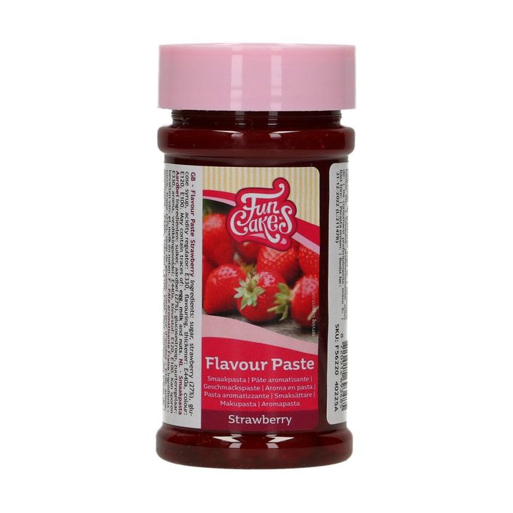 Ochucovacia pasta FunCakes - Príchuť jahoda (Strawberry) 120g