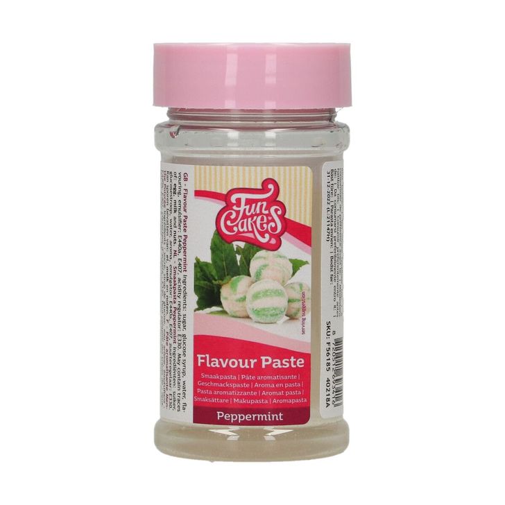 Ochucovacia pasta FunCakes - Príchuť mäta pieporná (Peppermint) 100g