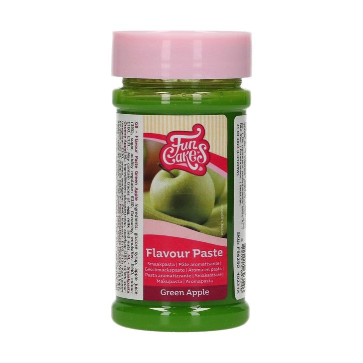 Ochucovacia pasta FunCakes - Príchuť zelené jablko (Green Apple) 120g