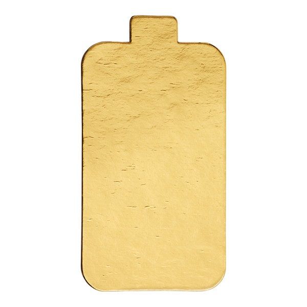 Podložka na monoporcie zlatá - Obdĺžnik 12x5,5cm