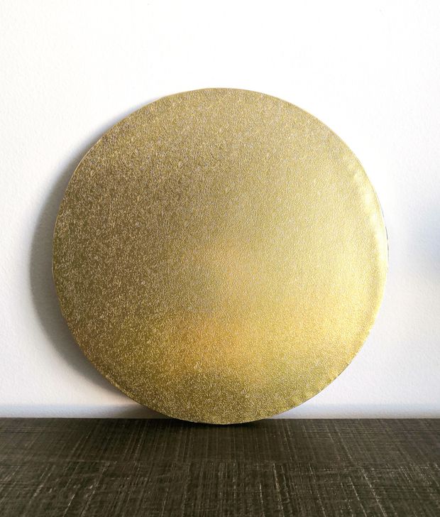 Podnos AME extra pevný kruh 35,8cm - Bright Gold (svetlozlatý)