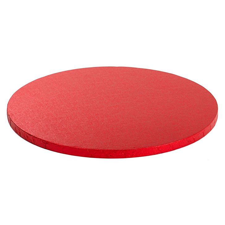 Podnos Decora pevný kruh - Červený 36cm
