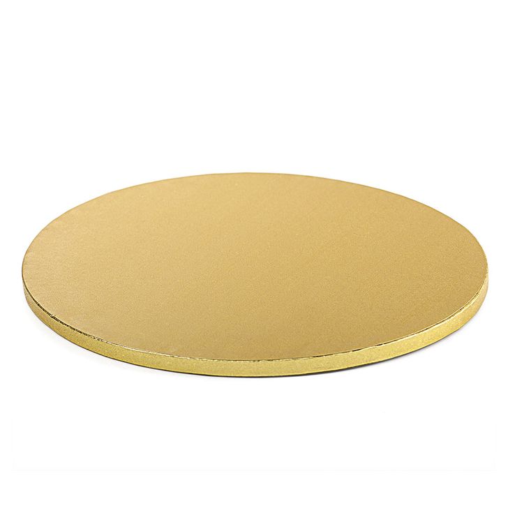 Podnos Decora pevný kruh - Zlatý 40cm
