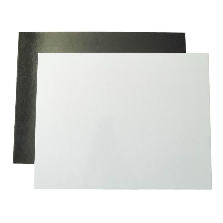 Podnos obojstranný bielo-čierny hrubý obdĺžnik – 36×46cm