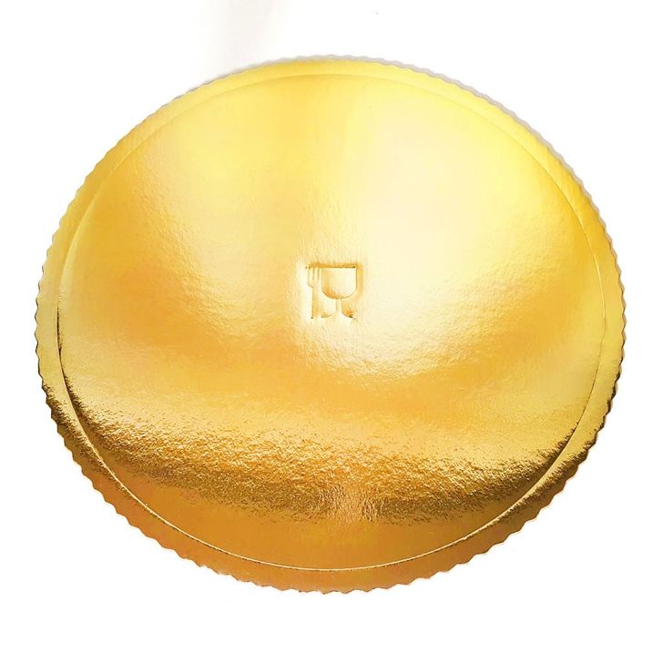Podnos zlatý lepenkový kruh – Ø 20 cm
