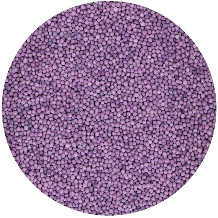 Posyp FunCakes - Mini perličky fialové (Nonpareils Purple) 80g