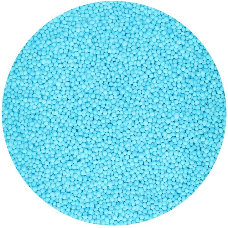 Posyp FunCakes - Mini perličky svetlomodré (Nonpareils Light Blue) 80g