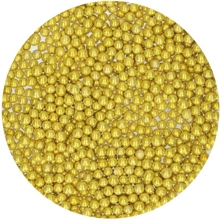 Posyp FunCakes - Sugar Pearl Metallic Gold 80g