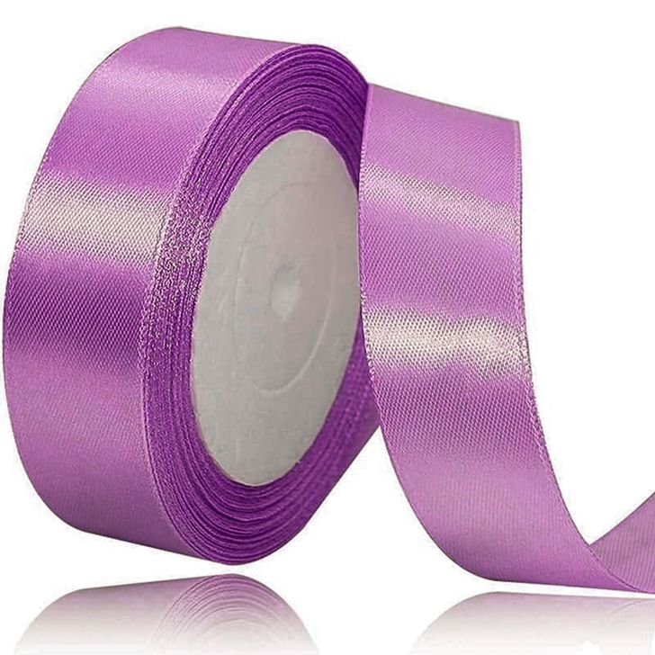 Sátenová stuha - Fialová (Purple) 2cm / 22m
