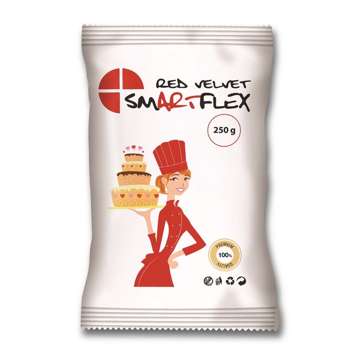 Smartflex Velvet Vanilka - Red (Červená) 250g