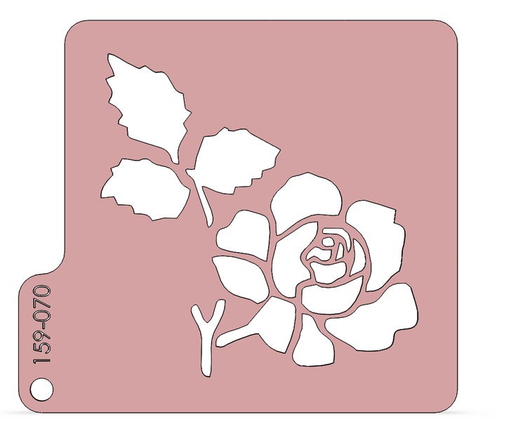 Stencil - Ruže 159-070