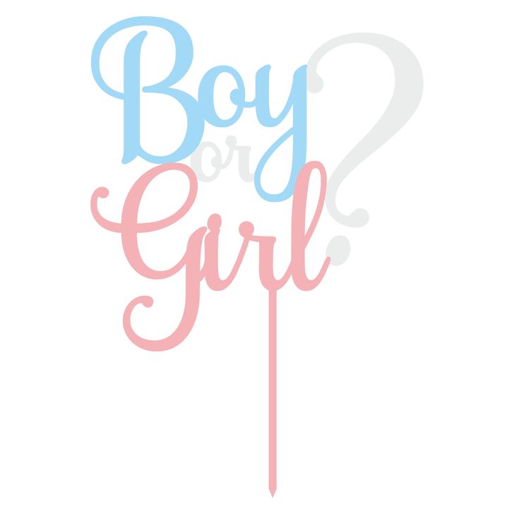 Zápich - Boy or girl? (viacfarebný)